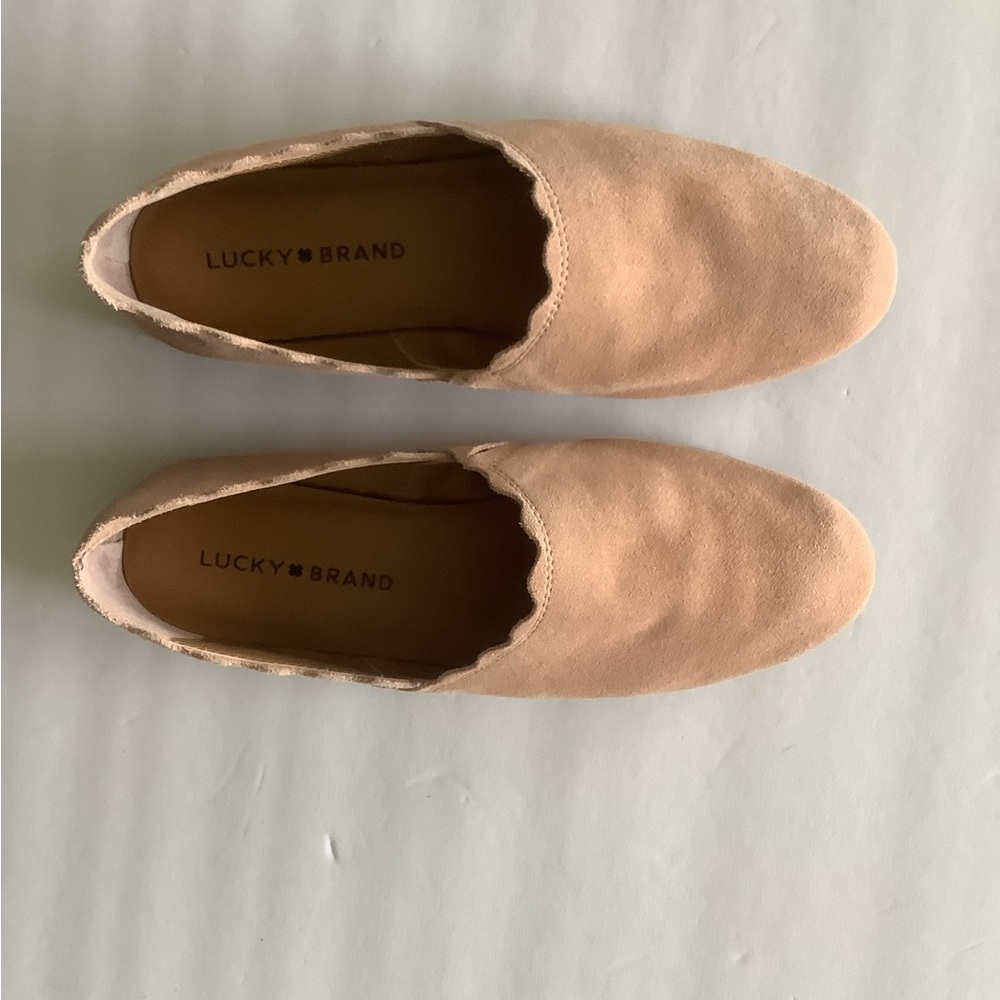 Lucky Brand Blush Pink Loafers Size 8 - Picture 2 of 4